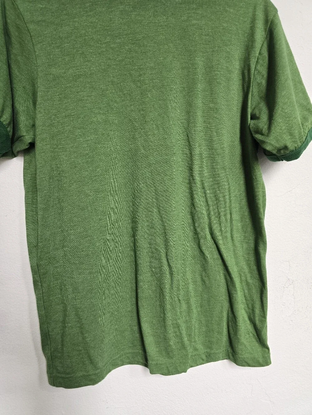 Old Navy Boys Green Ringer T-Shirt Retro Style XL 14-16